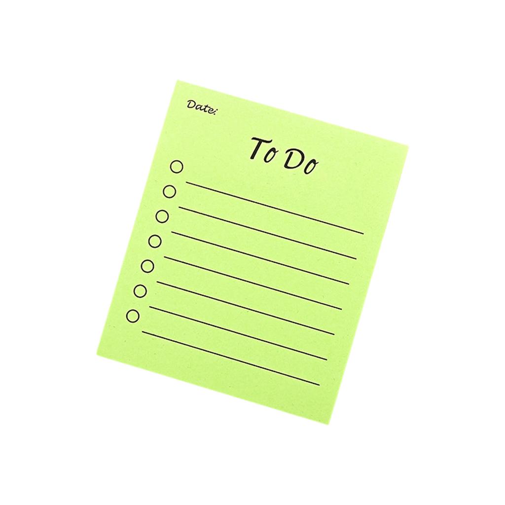Lined Memo Pad Simple Sticky Note To-Do List Sticky Pad Writing Pad Lovely Note Pad Paper Pads for School
