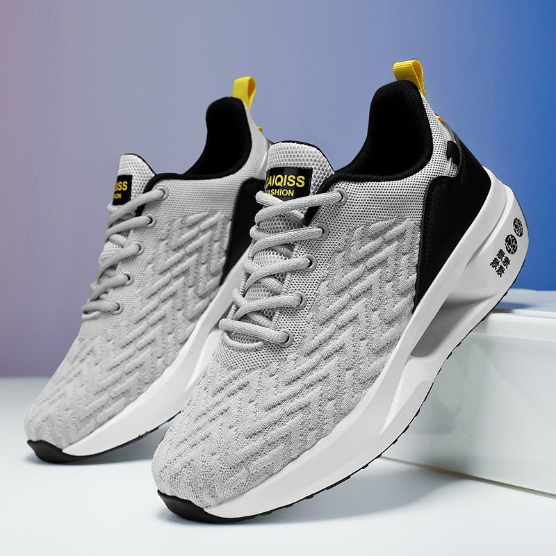 Herren Leichte Atmungsaktive Stoff Laufschuhe - Atmungsaktive Outdoor-Sportschuhe für Fitnessstudio, Joggen, Tennis - Bequeme Dämpfung und Unterstützung