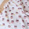 Chinese Style Floral Tencel Linen Fabric Lightweight Printed Cloth for Hanfu Cheongsam Dress Anti Mosquito Pants Garment Mater