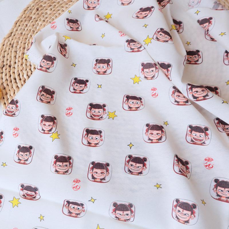 Chinese Style Floral Tencel Linen Fabric Lightweight Printed Cloth for Hanfu Cheongsam Dress Anti Mosquito Pants Garment Mater