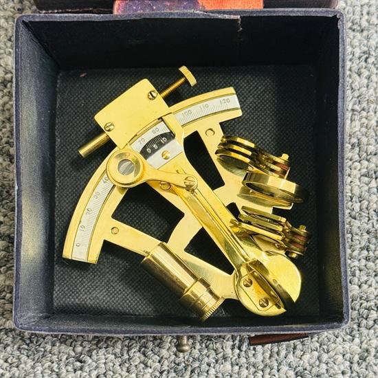 Vintage Solid Brass Nautical Ship Instrument Astrolabe Marine Sextant Maritime  Home Decor