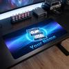 BIRMINGHAM CITY Custom Large Mouse Pad, Personalized Name Text Print, Football Logo Non‑Slip Desk Mat Gaming Gift