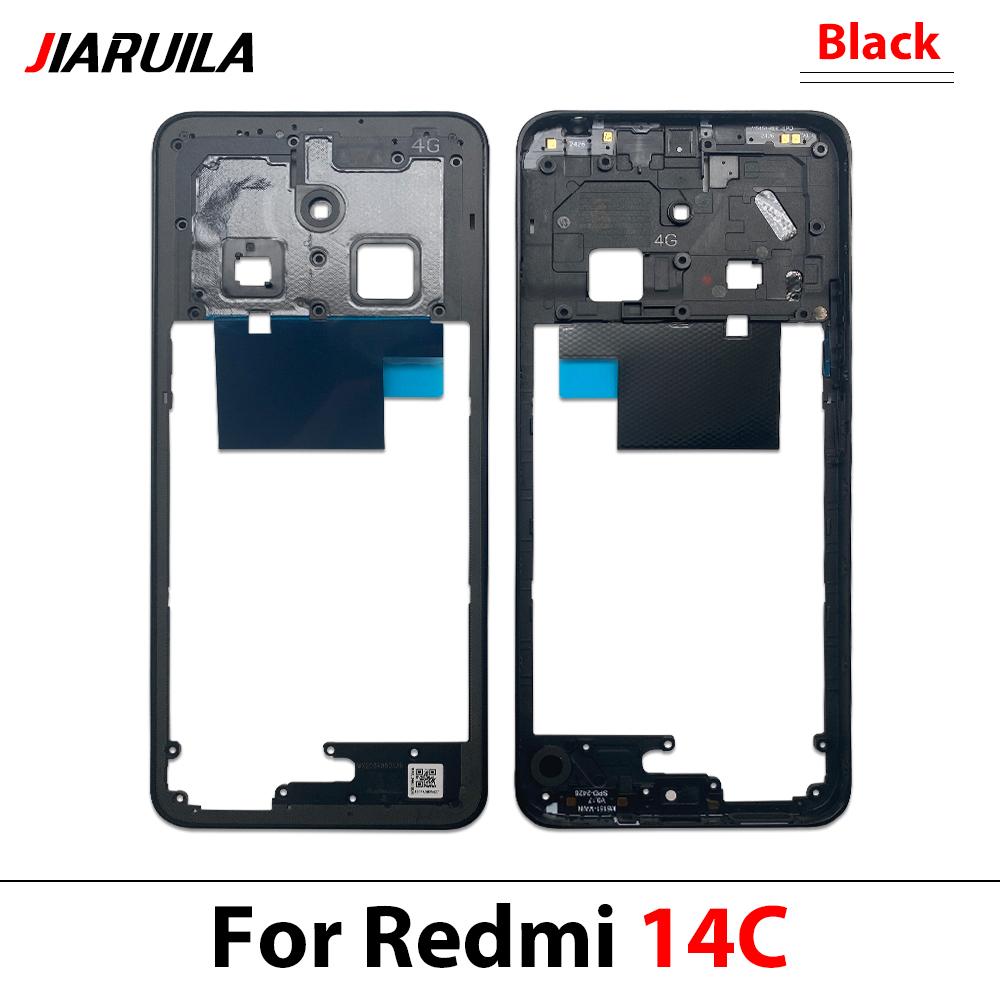 Nuovo Supporto Telaio Centrale Posteriore Alloggiamento Riparazione e Sostituzione per Redmi 13 13C 14C 5A Telaio Centrale Posteriore