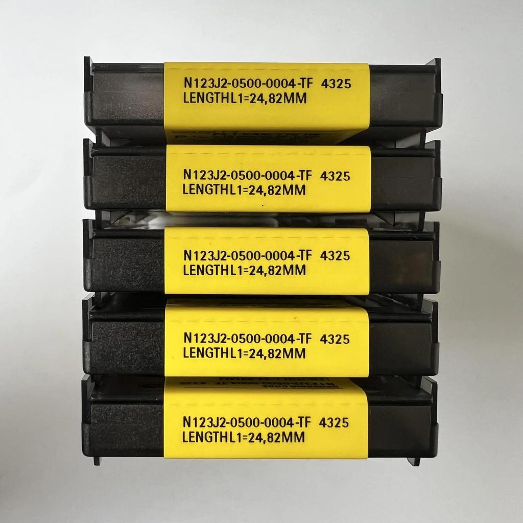 Original Sandvik / N123J2-0500-0004-TF 4325 / CNC Lathe Carbide Blade 10 PCS