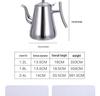 Stainless Steel Kashi Flower Tea Kettle with Filter - Ideal for Hotels, Restaurants, and Teahouses.