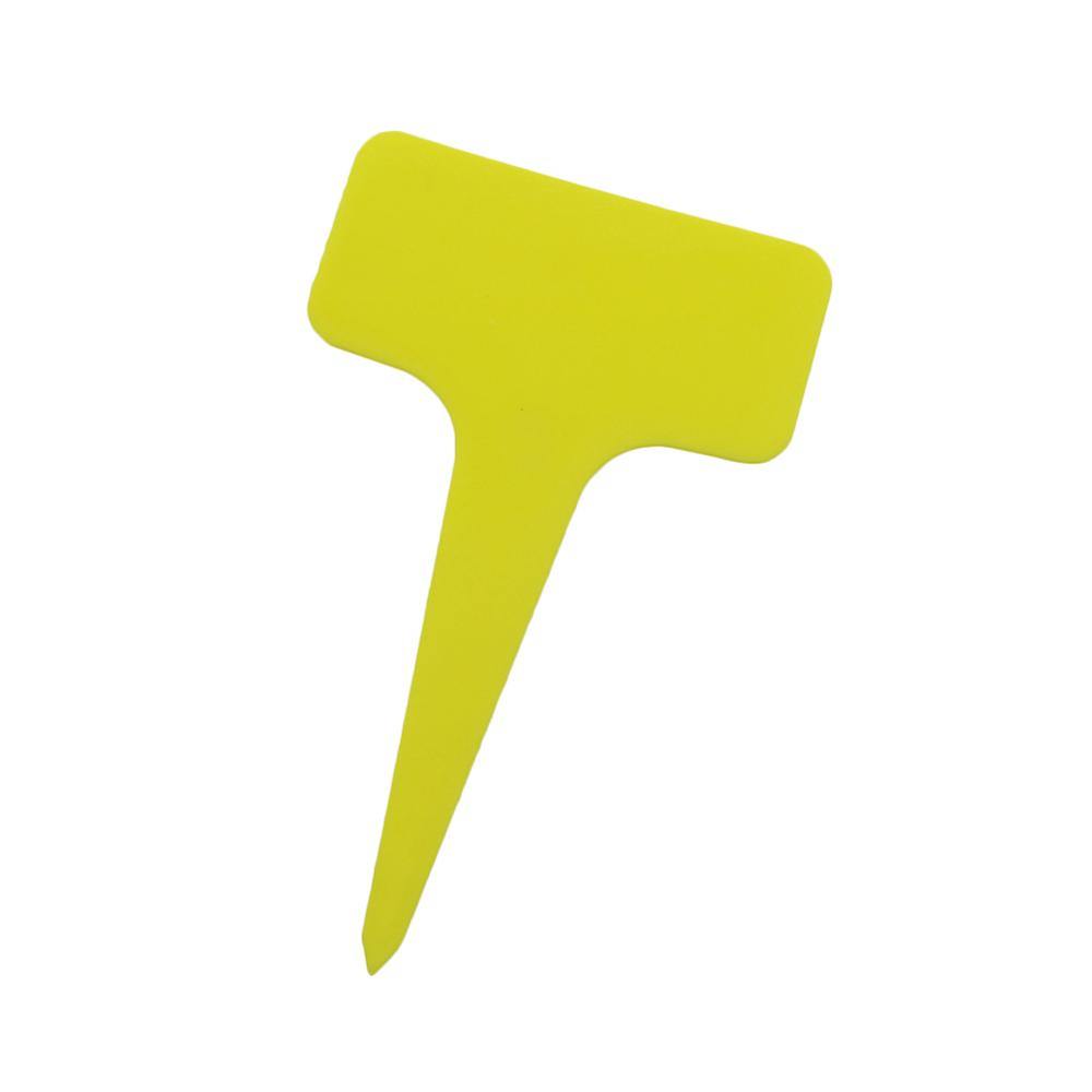 

DIY Plastic T-Type Plant Labels Tags Marker Seed Nursery Garden Flower Plants Tag Garden sign For Yard & Garden Decor 50 Pcs