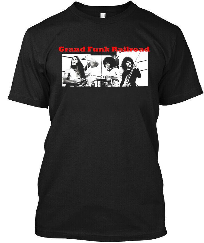 NEW Grand Funk Railroad American Hard Music Group Members T-Shirt Size S-4XL Unisex T-Shirt L