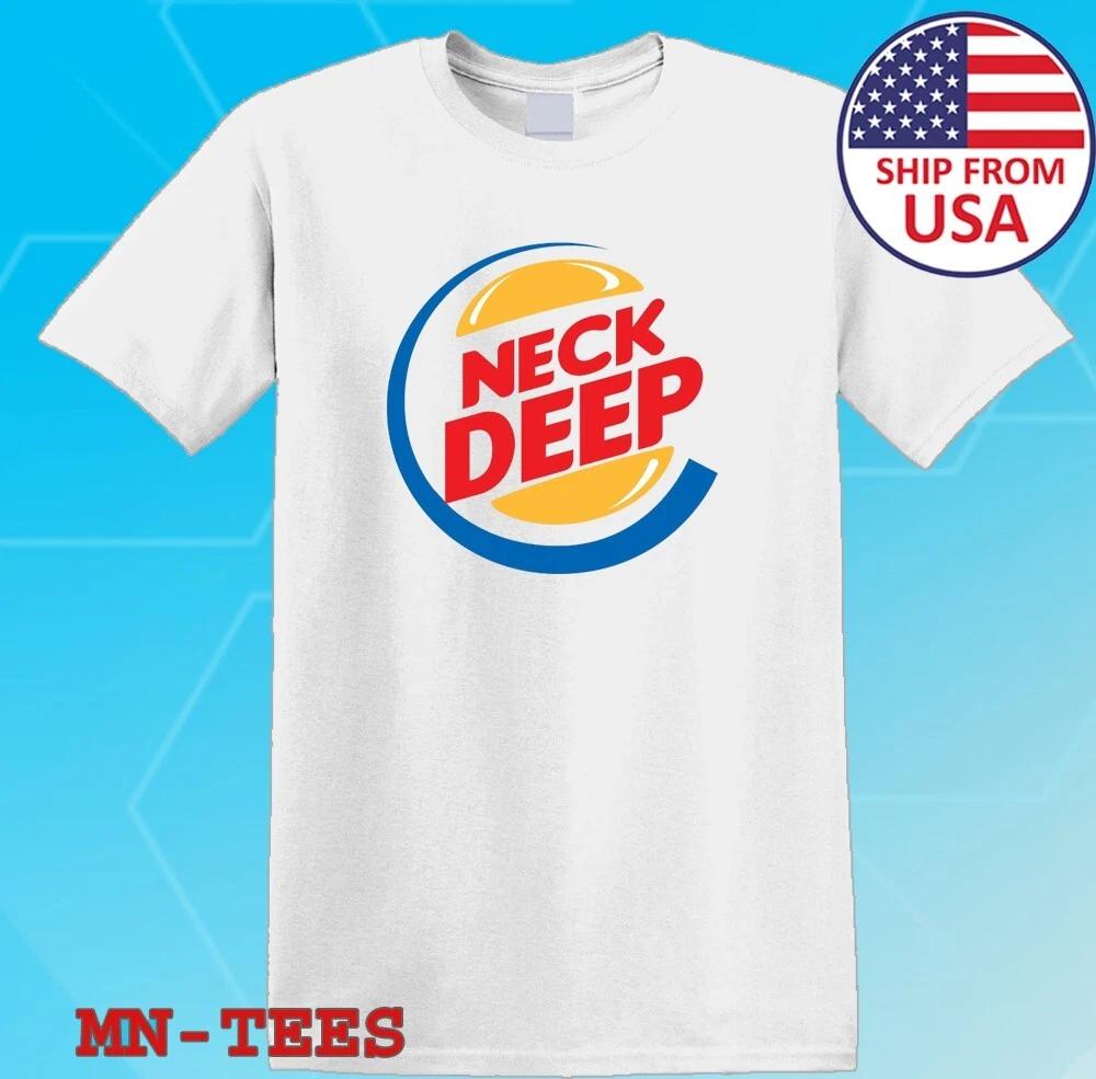 Neck Deep White Size S-5XL XL