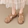 Baotou French gentle sandals women's summer wear 2025 new versatile soft sole try fairy style Roman shoes