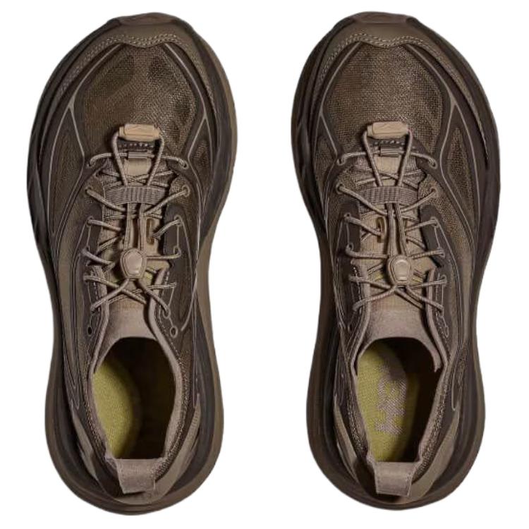 HOKA One One Stinson One7 Trail Running Shoes Men's Brown 1168931-LTS