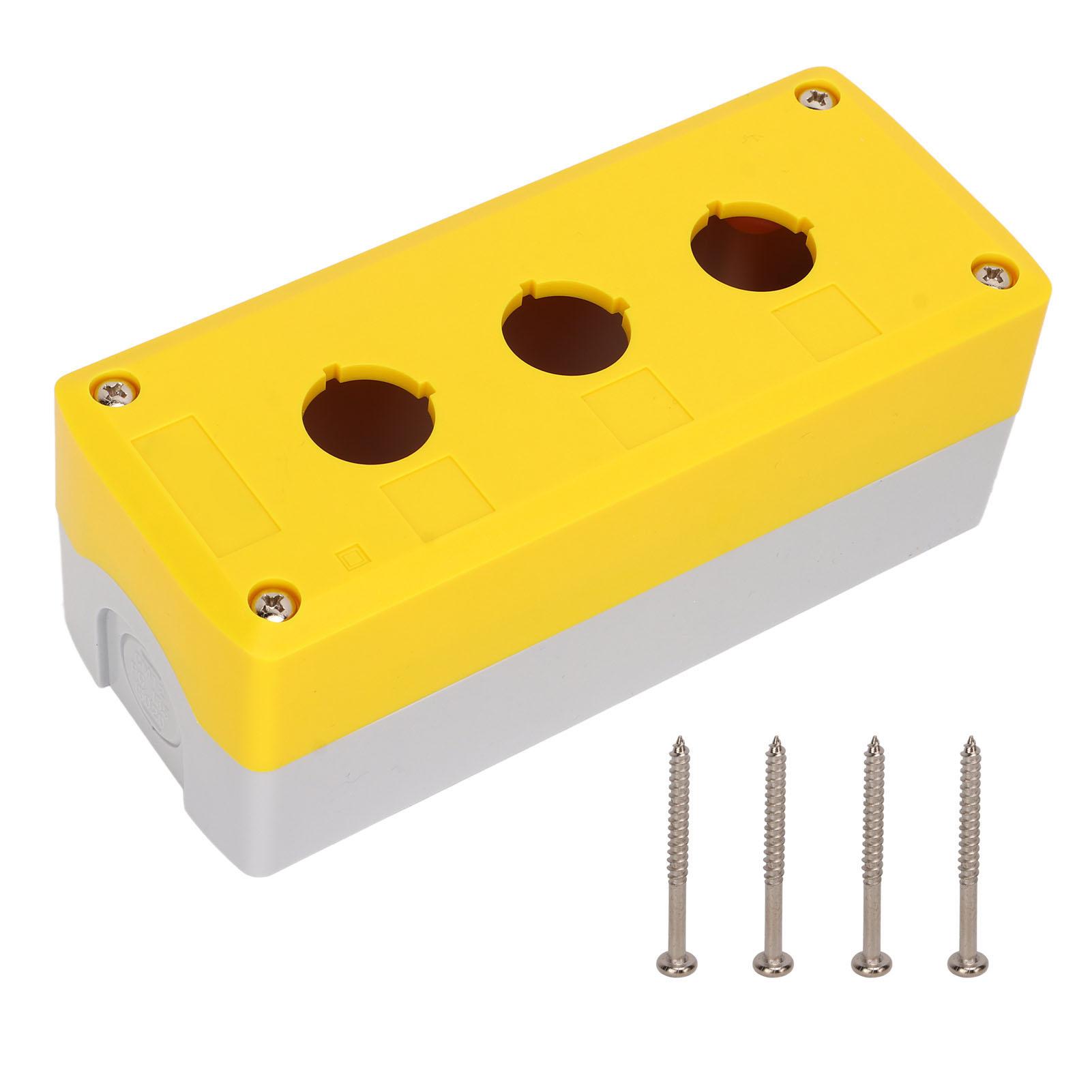 

3 Holes 22mm Push Button Box IP65 Waterproof Switch Control Station Box for Power Equipments