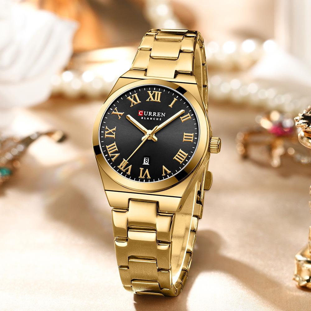 CURREN Luxus Damen Armbanduhren Mode Lässig Damen Edelstahl Quarz Armbanduhren Lebensdicht Freundin Geschenk