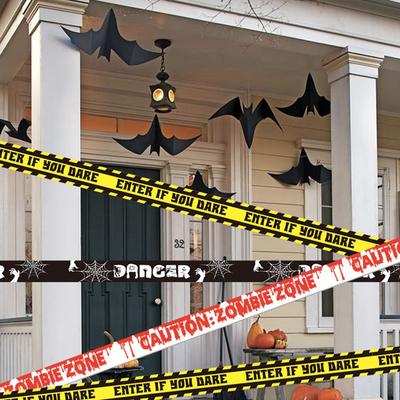 PE Material Halloween Tape Warnings Tape 5m Length