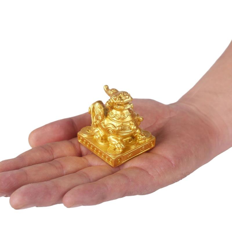 Lucky Pixiu Ornament Kirin Ornament Home Furnishing Store Opening Craft Gifts 4.2cm×4cm×4.8cm，0.06kg