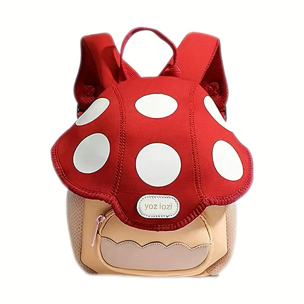 Mini Cute Mushroom Backpack, Stylish  Trendy Youngsters Backpack