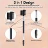 2-Piece Set Of 3-In-1 Professional Eyebrow And Eyelash Shaping Tools - Double-Ended Brush, Used For Curling Eyelashes For A Long, Beautiful Lash Curl