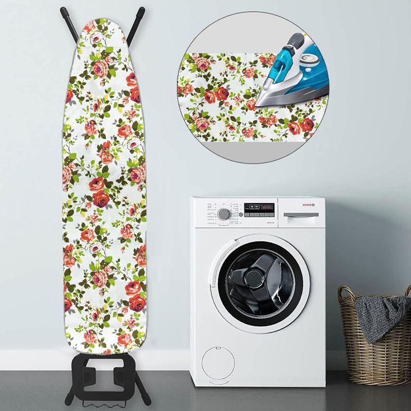 Ironing Tablecloth Polyester Ironing Board Cover Blanket Pad Thickened Pad Anti-Burn Ironing Board Padded Cover Cleaning Tool