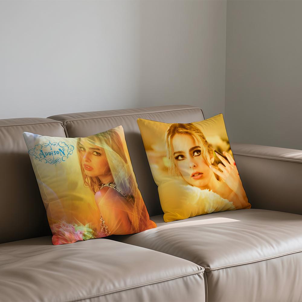 Singer A-Addison R-Rae cushion cover Square Sofa Cushion Cover Casual Skin-Friendly Comfortable Pillow Cover