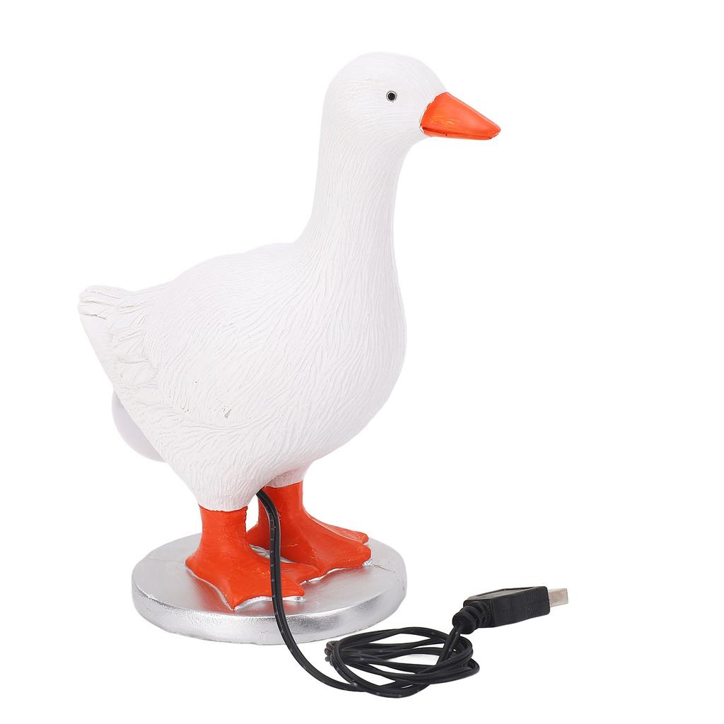 Duck Egg Lamp 3D Duck Table Lamp Lifelike Resin Duck Egg Night Light Funny Duck Lamp with Egg In