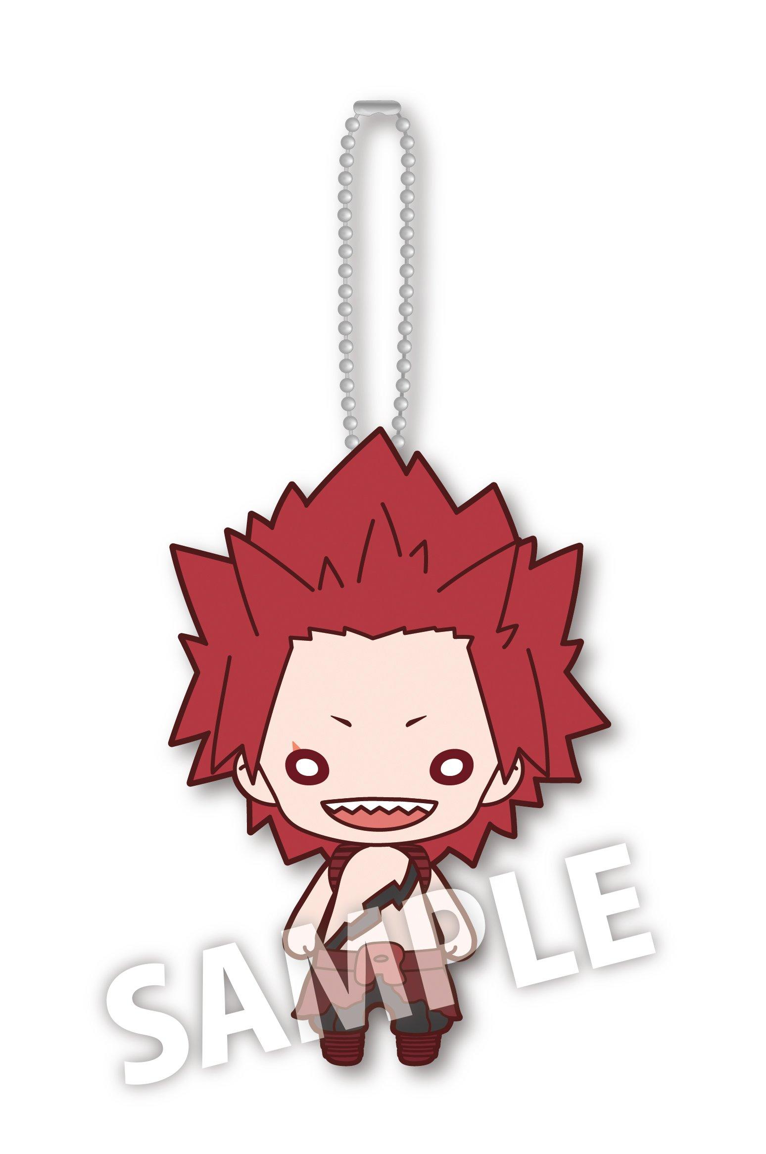 Nitotan My Hero Academia Ball Chain Plush Toy Kirishima Eijiro -
