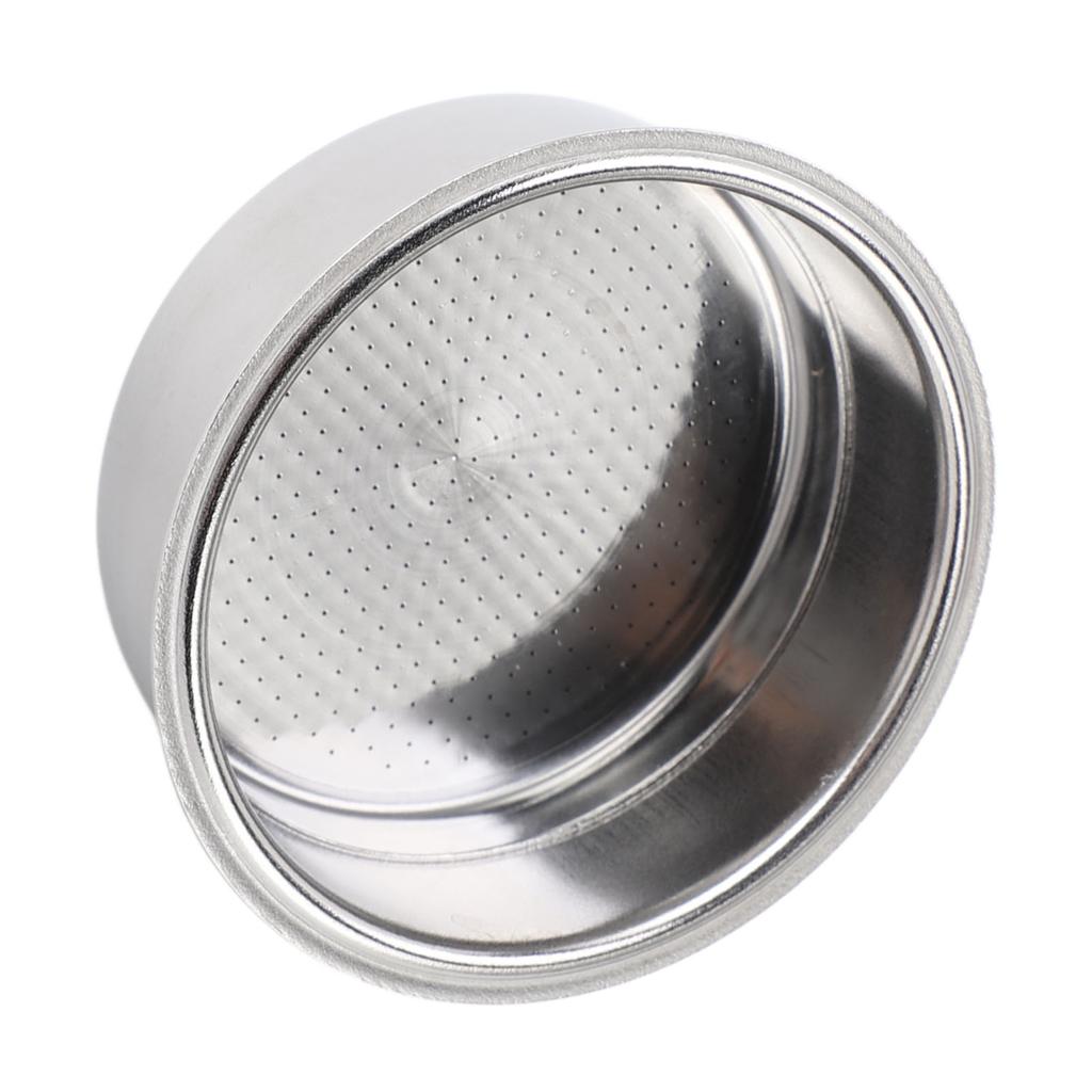 3pcs 51mm Filter Basket Reusable Stainless Steel Coffee Filter Double Layer 2 Cups Coffee Portafilte