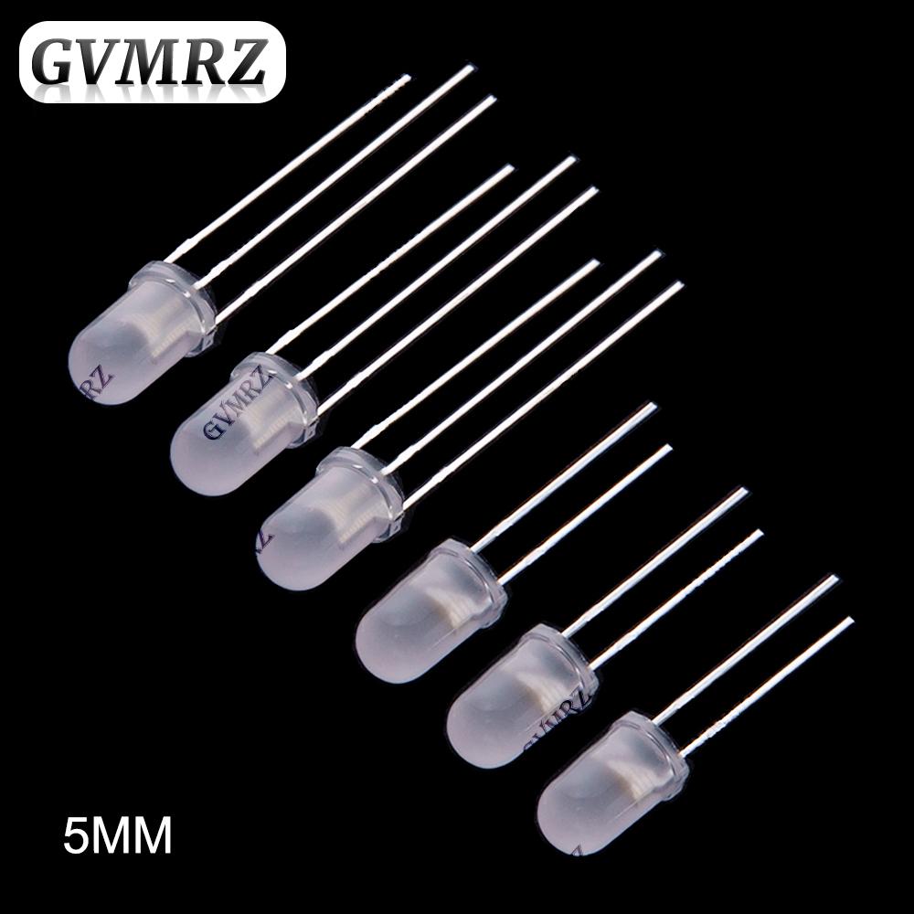 Frosted LED Diode Indicator 3mm 5mm Single & Red-Green Bi-Color Common Anode / Cathode
