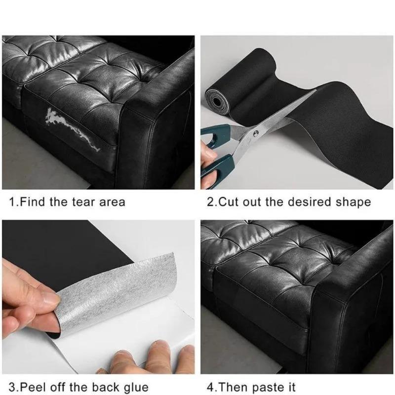 Self-Adhesive DIY Self Adhesive PU Leather Repair Patch 30X200 20X137 20*30 Fix Sticker for Sofa Car Seat Table Chair Bag Shoes Bed Home