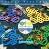 Floating Bee Waterer Bee Drinking Station for Garden Pond Butterfly and Insect Oasis Decor