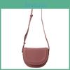 Simple Shoulder Crossbody Bag With Solid Color Design And Magnetic Buckle