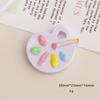 Colorful Artist Palette Resin Flatback Charms Cartoon DIY Decoration for Hairpin Phone Case Keychain Shoe Ornament Making