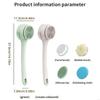Deep Cleaning Double Handle Bath Brush Double Handle Long Handle Shower Brush  Home Commodity