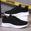 Summer Unisex Mesh Runing Shoes Outdoor Breathable Light Lace Up Casual Shoes for Men Flat Walking Training Sports Shoes
