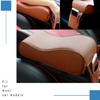 Car SUV Armrest Box Mats Console Pad Liner Cushion Cover PU Leather Brown