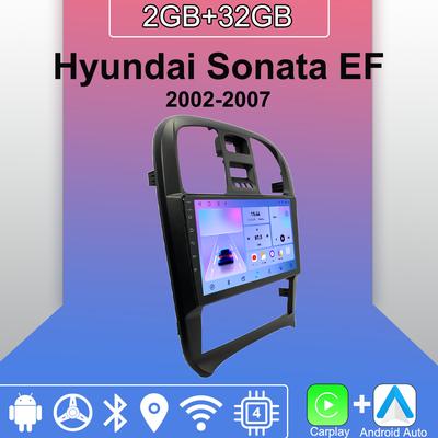 Radio para coche con Android Carplay para Hyundai Sonata EF 2002-2007, reproductor multimedia, unidad principal, estéreo, navegación GPS, BT, WIFI, 2 + 32 GB