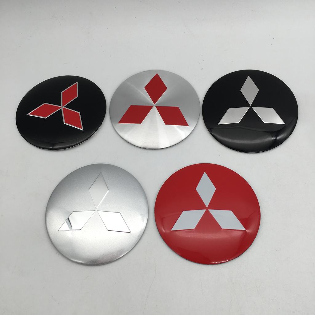 vdpc7 4pcs 56mm 60mm 65mm for Mitsubishi LANCER Car Wheel hub emblem Center Cap Badge covers sticker Decals styling auto Accessories