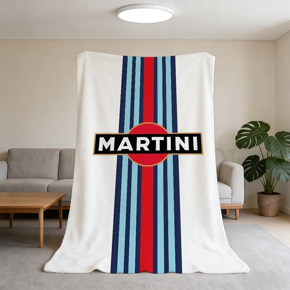 Decke Super Logo R-Racing-ES M-Martini Warm Bequem Plüsch Überwurf Coole Decke Kind Zuhause Sofa Schlafzimmer Geschenk