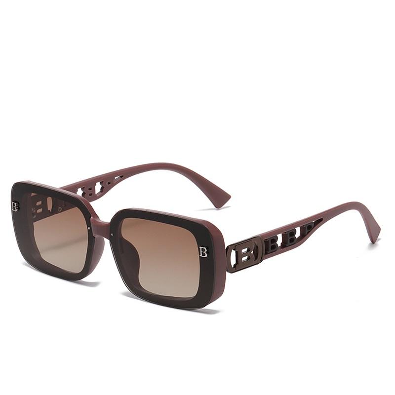 Sunglasses Women  Luxury Brand Designer Fashion High Quality Square B Men Gradient Sun Glasses For Ladies Eyewear Uv400
