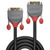 DVI-D Dual Link Cable - LINDY - Anthra Line - 10m - 24 Carat Gold - Triple Shielding
