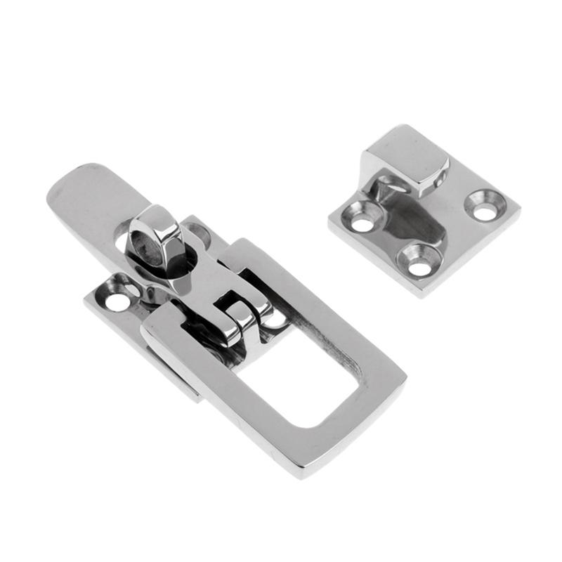 Marine Door Lock Latch 316 Stainless Steel Anti-Rattle Fastener Clamp Boat Accessories Marine Hardware