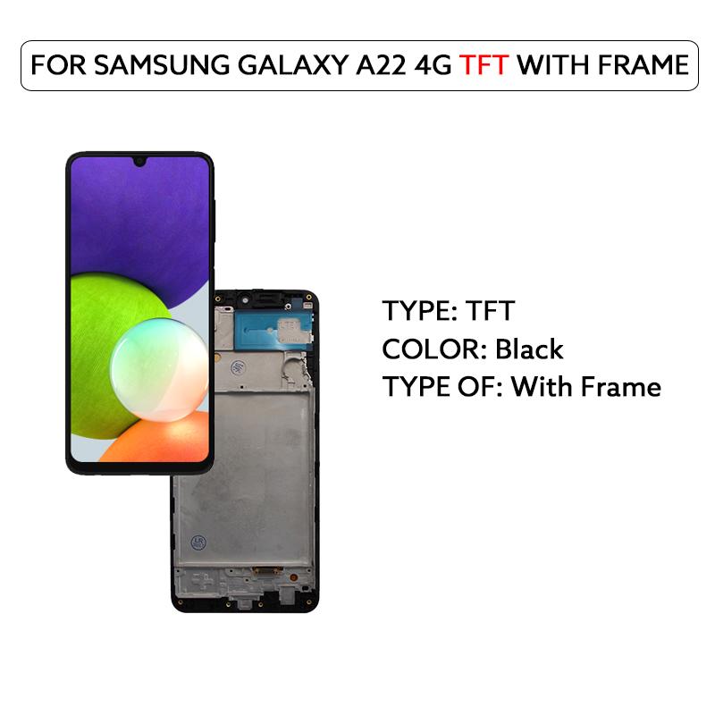 LCD Display For Samsung Galaxy A22 4G 5G Touch Screen Digitizer Assembly For Samsung A22 A225F A225M A226B A226L Repair Parts