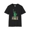 Land of the Free T-Shirt – Statue of Liberty Patriotic Graphic Tee