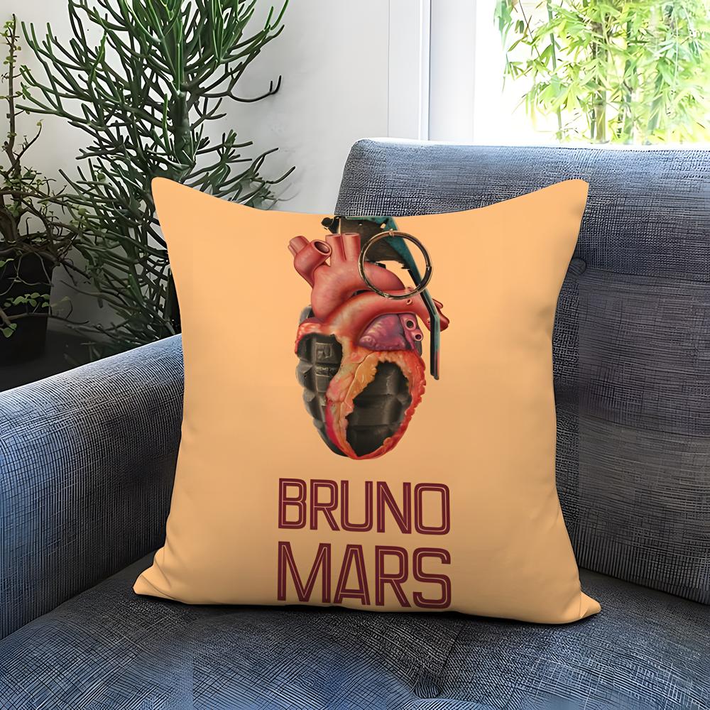 

Popular Bbruno Marses Cushion Cover Comfortable Reversible Pillow Cover Ideal for Car Sofa Bedroom Beyond 30X30cm