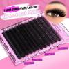 200D Faux Mink Lash Extensions Manga Individual Cluster Lashes 14-20Mm Natural Long Black Eyelashes D Curl False Eyelash Makeup