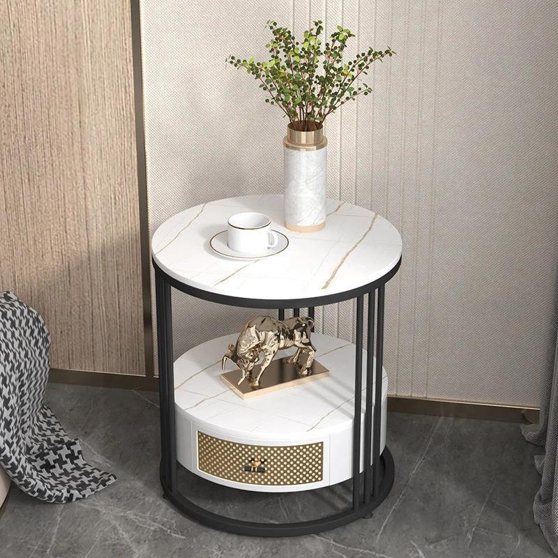 Round Center Modern Coffee Table Outdoor Lounge Center Luxury Room Tables Auxiliary  Household Items