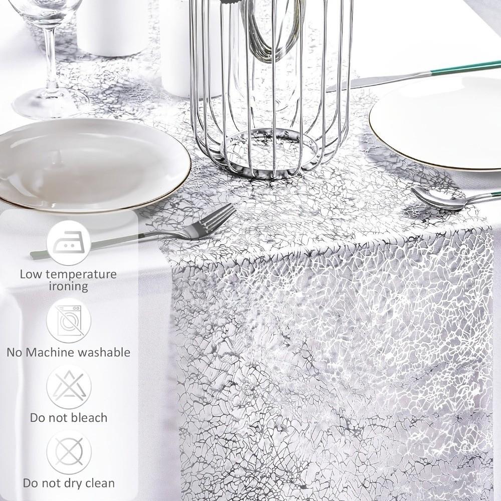 Sparkling Glitter Table Runner Rectangular Sequin Tablecloth Table Runners Roll  Home Table Decor