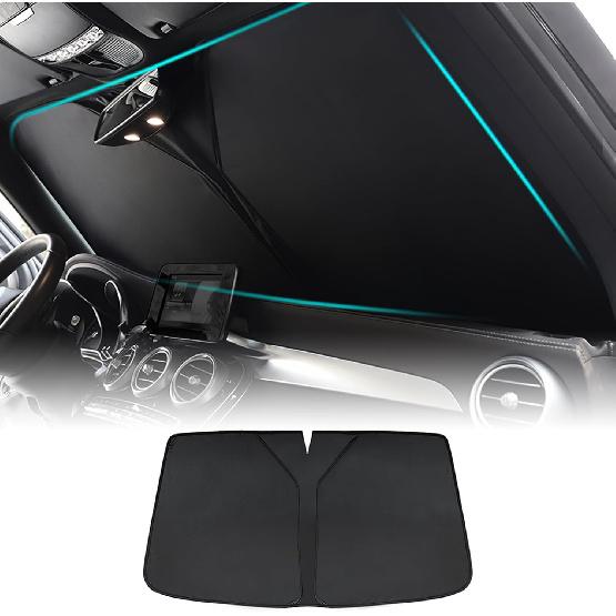 Car Windshield Sun Shade for BMW X1 IX1 U11 2022 2023 Blocks UV Rays Sun Visor Protector Keeps Your Vehicle Cool (Silver)