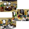 Moc Exquisite European Architecture Coffee Shops City Streets Retro Houses Building Blocks Diy Toys Children'S Gifts