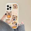 Cartoon Capybara Phone Case Hard Leather For iPhone 16 15 14 13 12 Mini 11 14 Pro Max Xs X Xr 7 8 Plus Fundas
