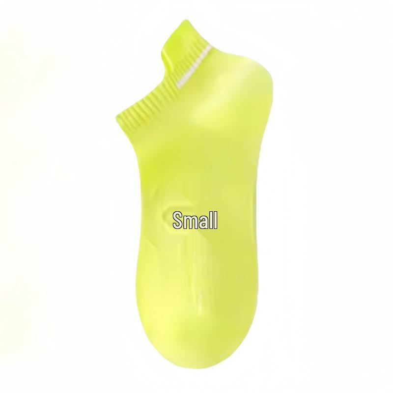 Men's Breathable Anti-Odor Cotton Mesh Sports Socks - Spring/Summer Short Style
