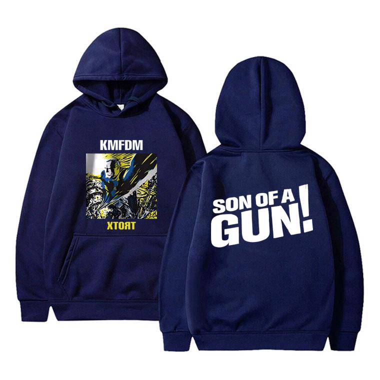 Rock Band KMFDM XTORT Graphic Print Hoodie Men Women Fashion Vintage Gothic Streetwear Unisex Casual Oversized Fleece Hoodies
